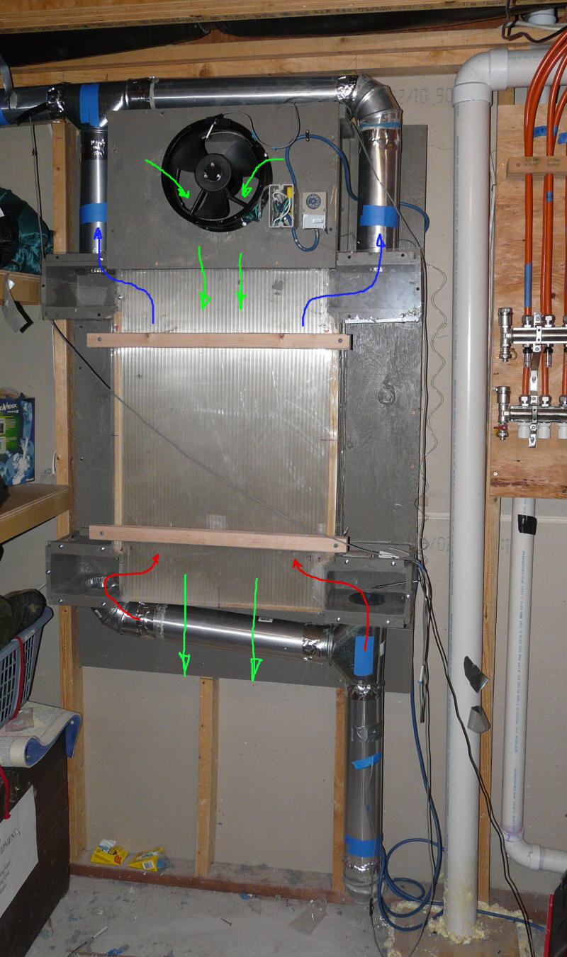 Build-It-Solar Blog: A Prototype Dryer Heat Recovery Heat Exchanger