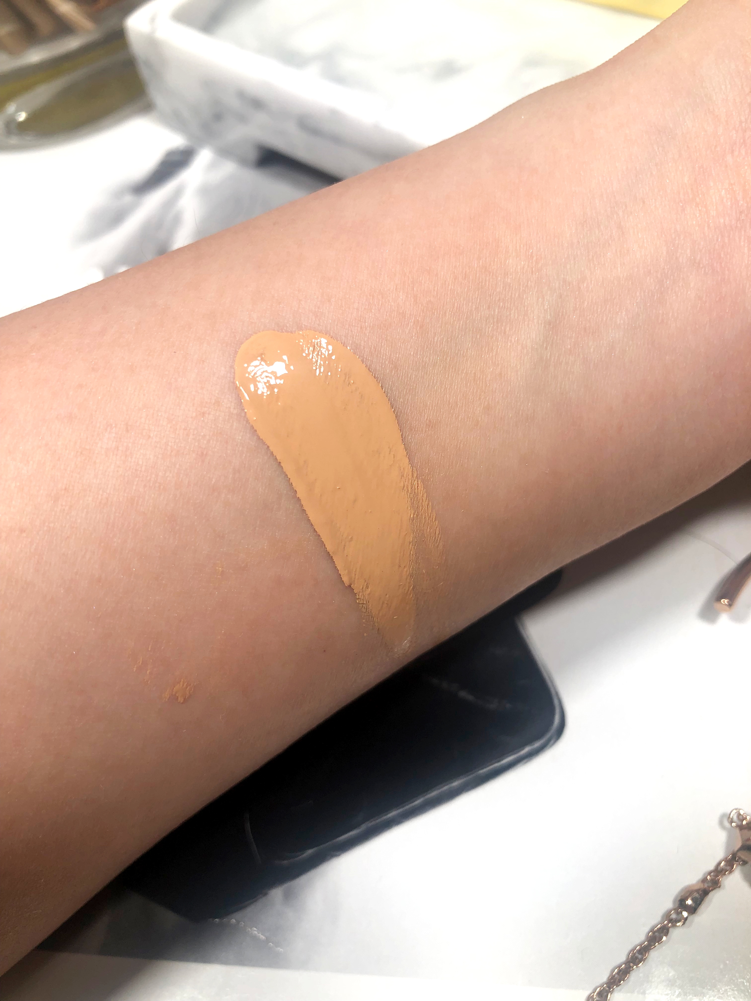 Charlotte Tilbury Beautiful Skin Medium Coverage Liquid Foundation with Hyaluronic Acid Review and Swatches