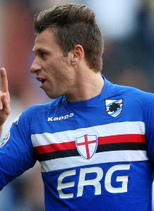 Sampdoria Antonio Cassano