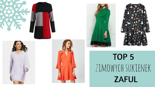 TOP 5: zimowych sukienek | Zaful