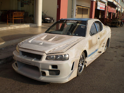 Proton Car convert Skyline R34 Wide Body Kit