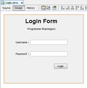 Tutorial Membuat Login Form Sederhana Dengan Java Menggunakan NetBeans IDE