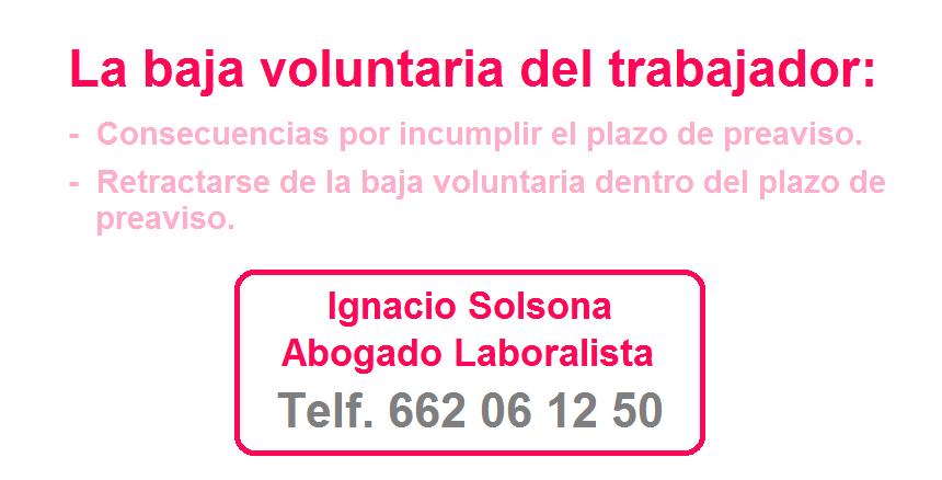 Carta Baja Voluntaria Sin 15 Dias - Soalan bc