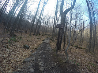 Sentier Rocky, mont Saint-Hilaire, l'automne