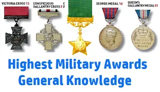 Highest Military Awards General Knowledge MCQs - 1