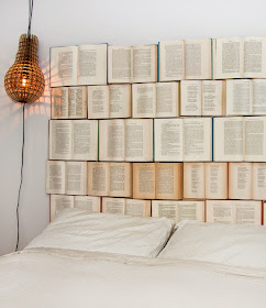 DIY Low Cost: Un cabecero de cama hecho con libros