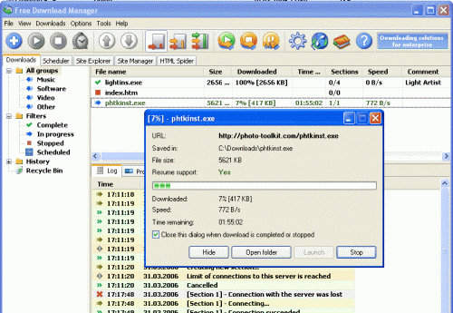 Free Download Manager 3.0