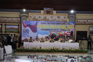 Wakapolri Pimpin Tactical Floor Game, Susun Strategi Pengamanan KTT G20 di Bali