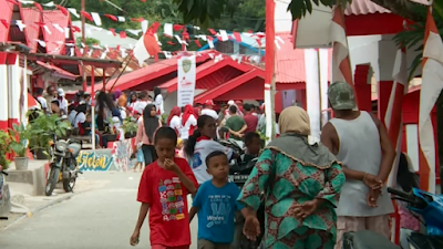 Kota Tual Kampung Merah Putih, Maluku