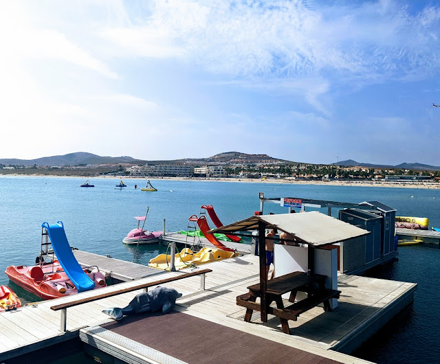 Caleta de fuste harbour peddle boats