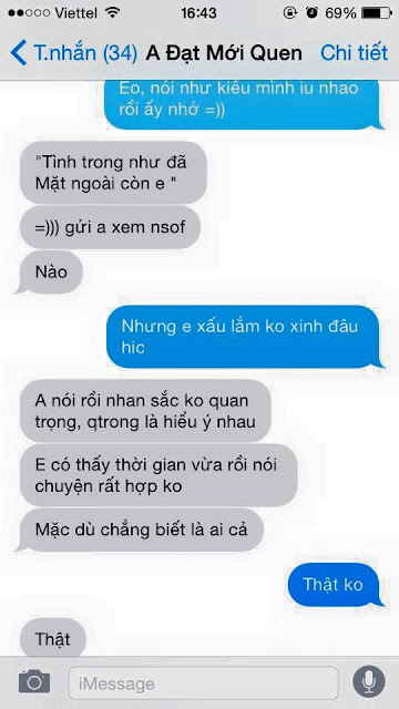 Cuối tuần hài vãi với tin nhắn tình yêu mới quen