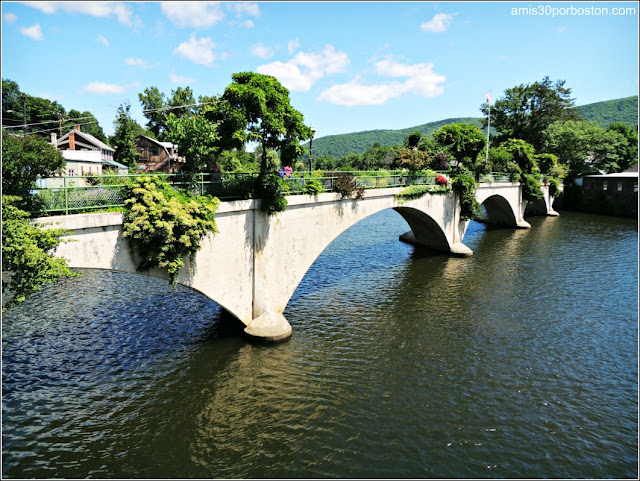 Bridge of Flowers en el Río Deerfield, Shelburne Falls