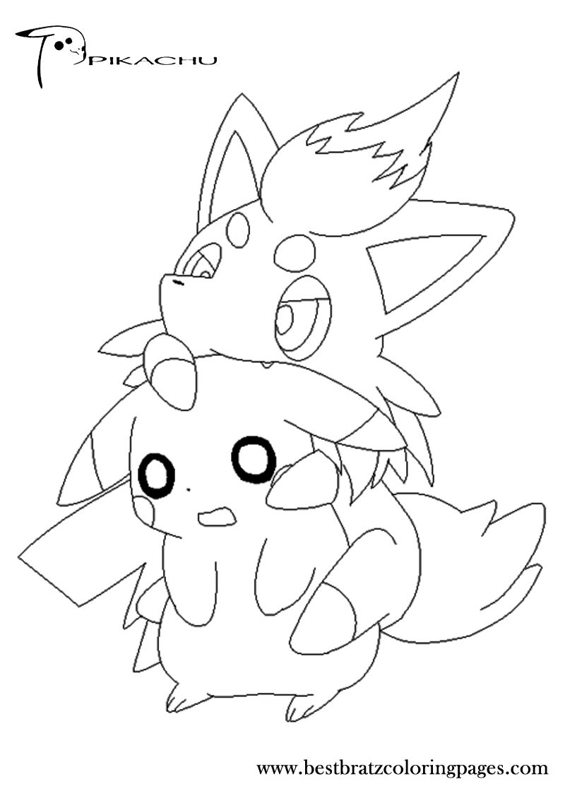 Pikachu Coloring Pages