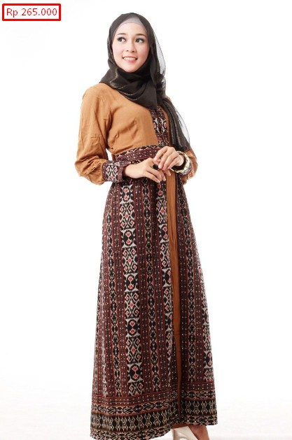 77 Model Baju Batik Muslim 2019 Modern Terbaru Remaja 