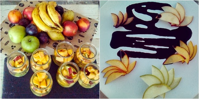 healthy breakfast with fruits
