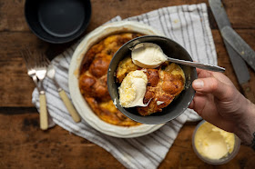 How To Make A Hot Cross Bun Bread And Butter Pudding