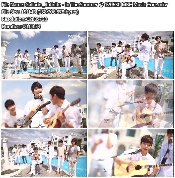 Mediafire Download Korean Music: [Perf] Infinite - In The Summer @ 120630 MBC Music Core