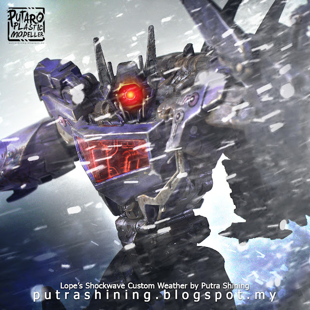 Transformers Prime Beast Hunters Voyager Class Shockwave Custom Weather by Putra Shining