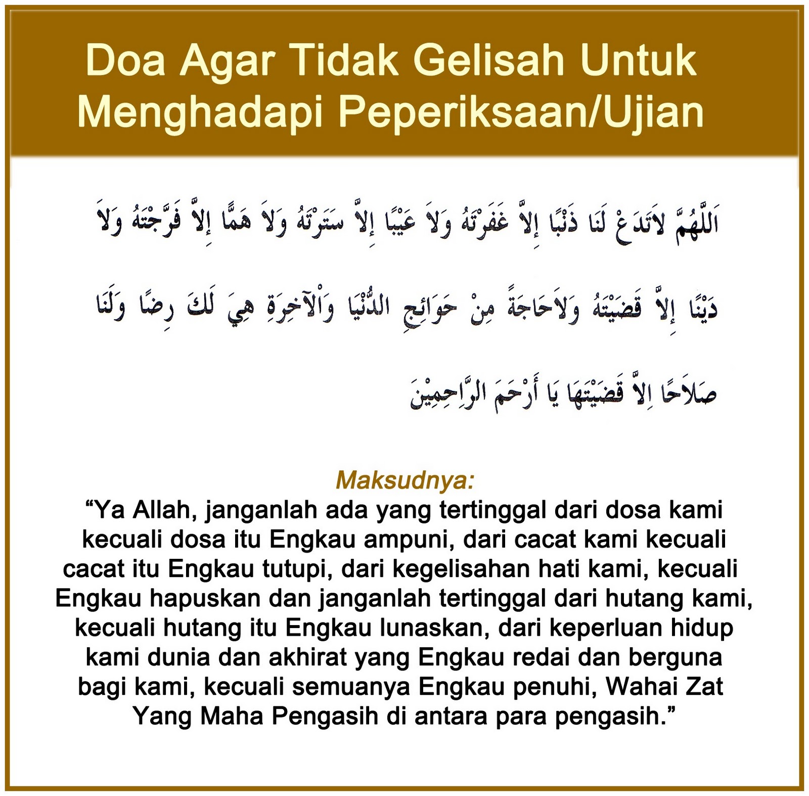  TiPs DoA AgAr TiDaK GeLiSaH UnTuK MEnGhAdApI 