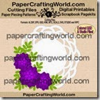 doily and rose card set-ppr-cf-200