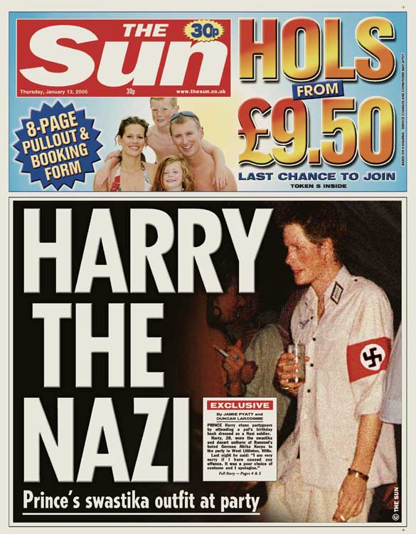 prince harry the nazi. Prince Harry