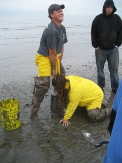 Clam Digging in Ninilchik, Alaska