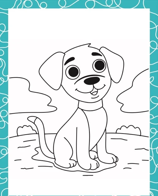 Color Cute Puppies