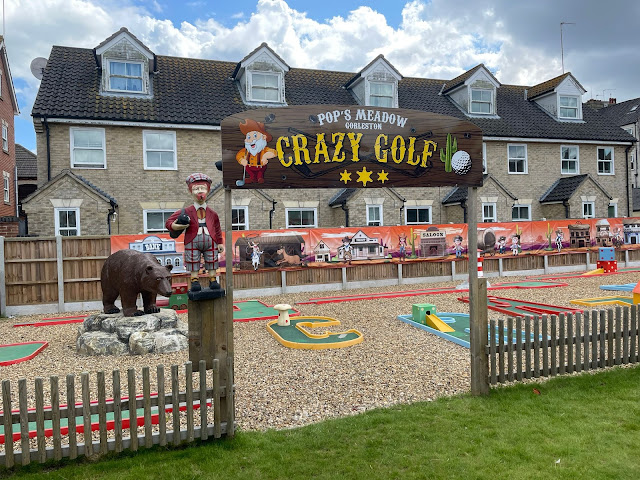 Pop's Meadow Crazy Golf in Gorleston-on-Sea. Photo by Christopher Gottfried, July 2023