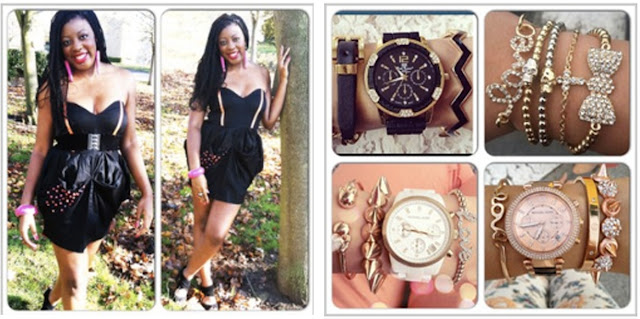 DIY little black dress accessories instagram