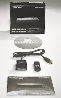 Medialink- 150Mbps Wireless N USB Adapter - 802.11n, 2.4ghz, Windows 2000 / 2003 / XP 32-Bit and 64-Bit / Vista 32-Bit and 64-Bit / Windows 7 32-Bit and 64-Bit Compatible