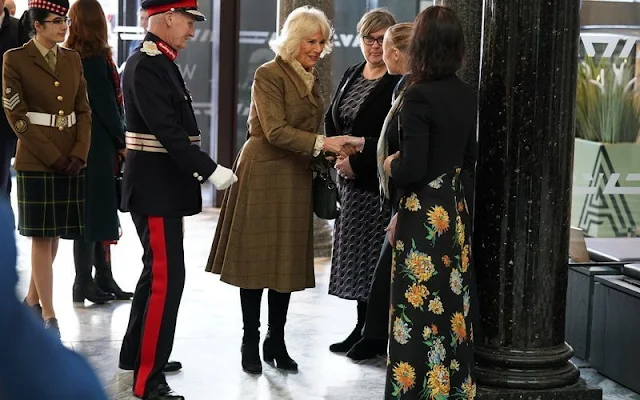 The Queen officially opened a Safe Space in Aberdeen Art Gallery where victims of domestic abuse
