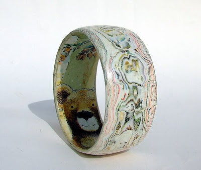 Bangle made from The Ladybird
