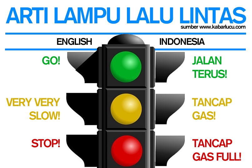  Gambar Arti Lampu  Lalu  Lintas  Kabarlucu com