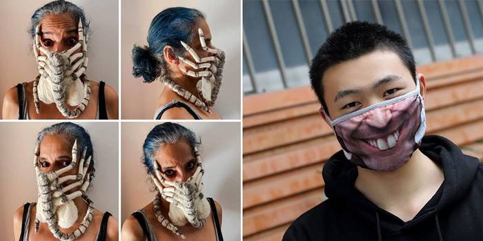 14 Unique And Creative Face Masks