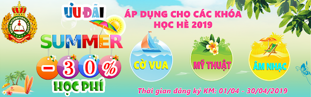 Lớp học hè 2019 cho thiếu nhi Bình Thạnh TPHCM