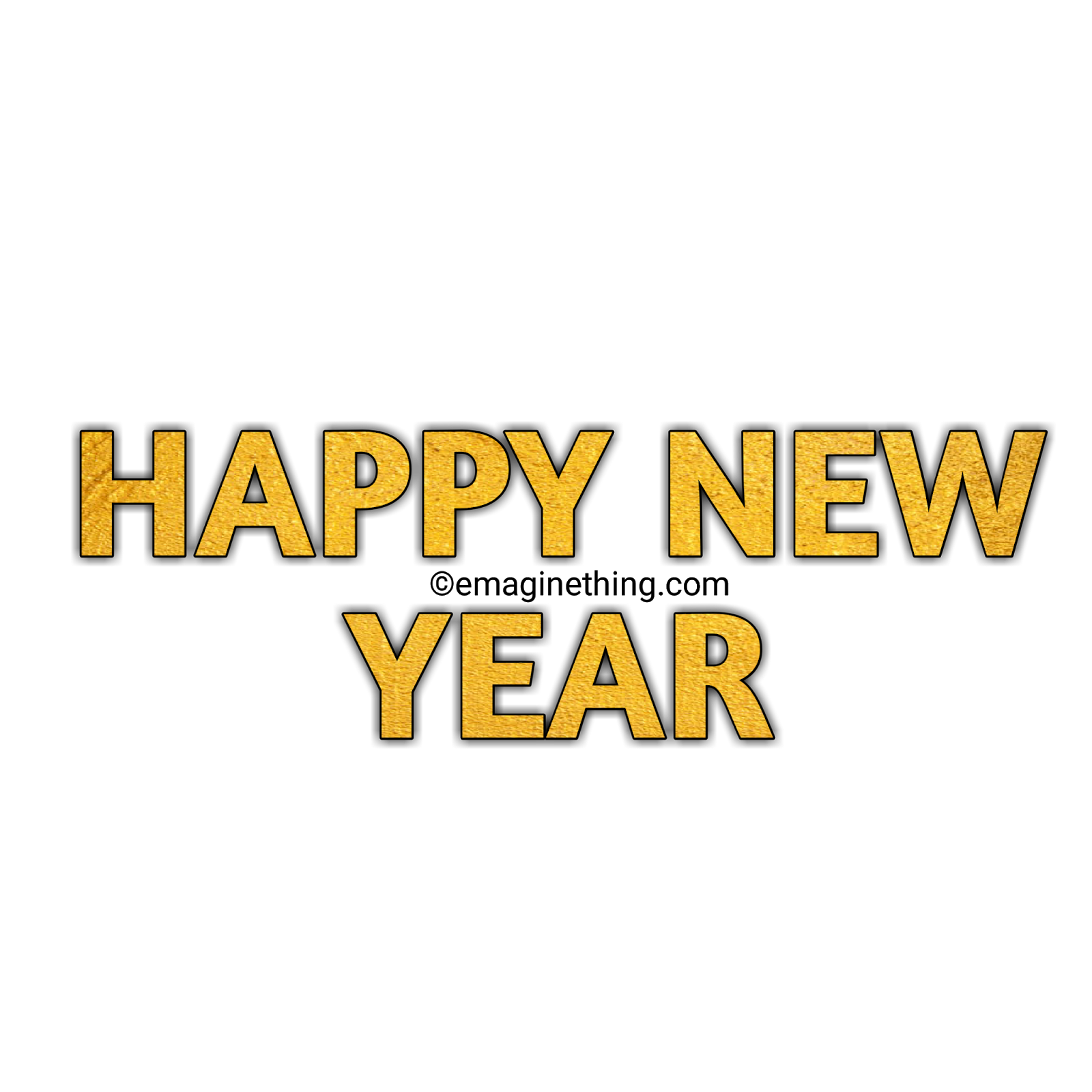 Happy New Year Text Png 2019 Whatsapp Sticker