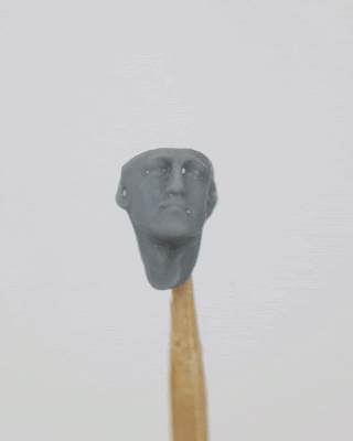 Painting a Head in 1/35 scale