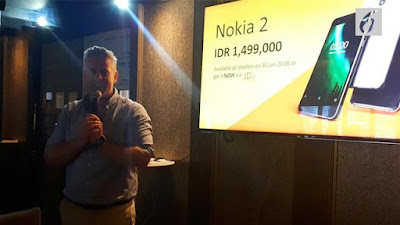 Nokia 2 Usung Baterai 4.100 mAh, Dijual Rp 1,4 Jutaan