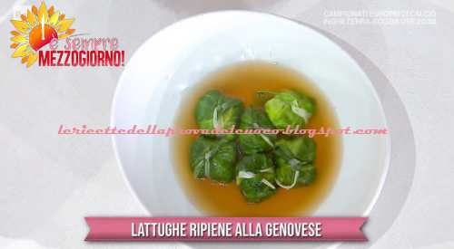 Lattughe ripiene alla genovese ricetta Ivano Ricchebono