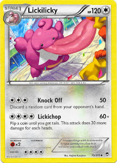 Lickilicky Furious Fists Pokemon Card