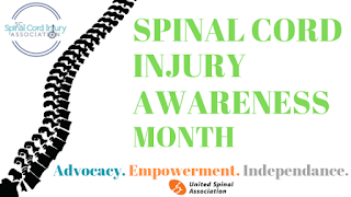 Spinal Cord Injury Awareness Month logo 
