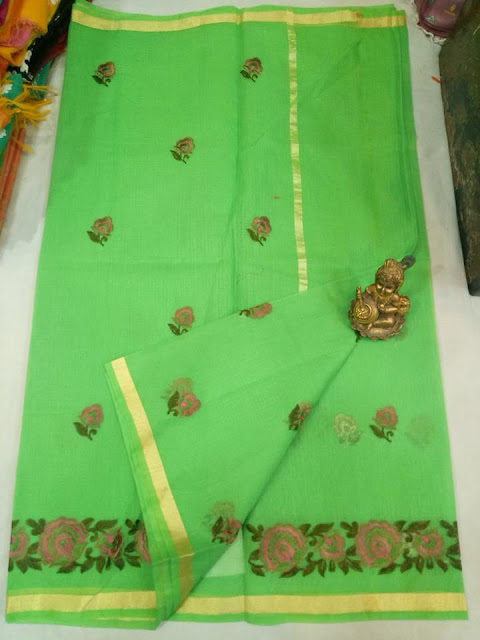 Kota Doria sarees wid blouse