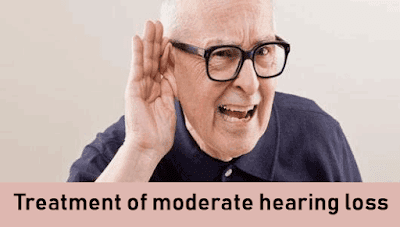 Treatment of moderate hearing loss