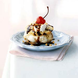 banana split ice cream