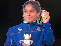 Nethmi Ahinsa becomes youngest medallist at Commonwealth Games.