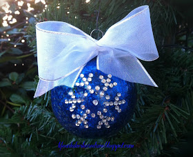 Easy Ornament Embellishments using appliques