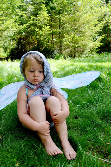 field, nature, dress up, fairy, kid