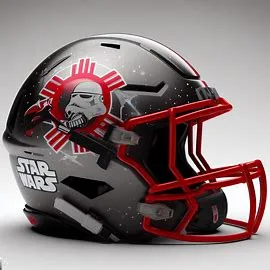 New Mexico Lobos Star Wars Concept Helmet