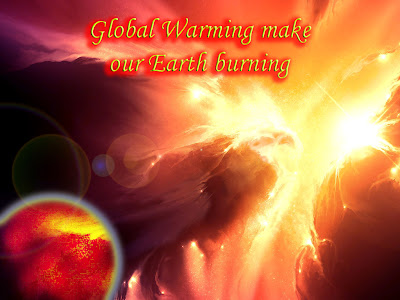 Solar Blast make earth burning