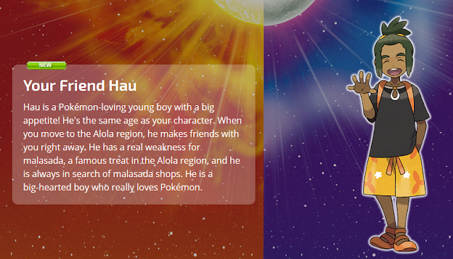 Pokémon Sun Moon Your Friend Hau